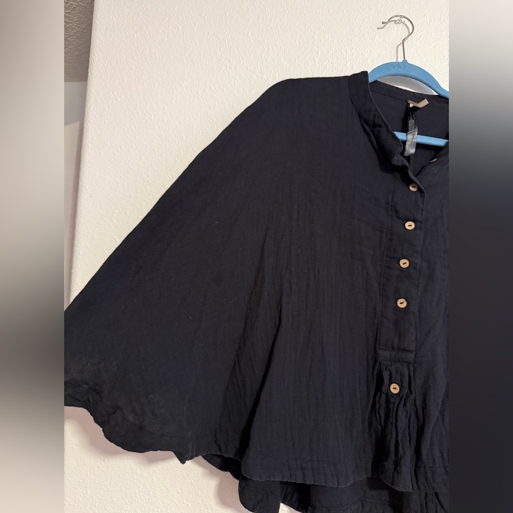 Free People Easy Does It Gauzy Top - Picture 3 of 7
